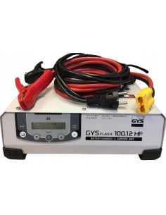 GYSFLASH 100.12 HF – Cargador/Estabilizador 12V 100A con pinzas 2,5 m GYS - 1 - Master-Ecu