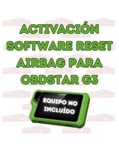 Activación OBDSTAR G3 Airbag | Master-Ecu