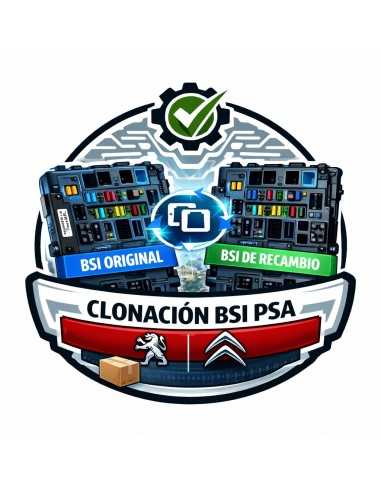 Clonación BSI PSA Peugeot Citroën | Servicio Profesional