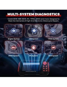 FXTUL M7 Herramienta de Diagnóstico Profesional para Motocicletas Multimarca con Funciones Avanzadas  - 4 - Master-Ecu