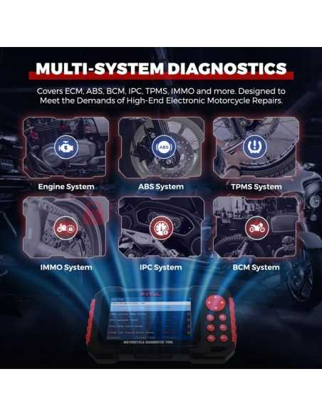 FXTUL M7 Professionelles Diagnosewerkzeug für Multimarkenmotorräder mit fortschrittlichen Funktionen - 4 - master-ecu