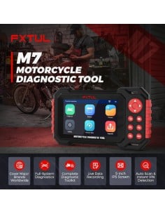 FXTUL M7 Herramienta de Diagnóstico Profesional para Motocicletas Multimarca con Funciones Avanzadas  - 4 - Master-Ecu 2