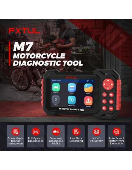 FXTUL M7 Professionelles Diagnosewerkzeug für Multi-Brand-Motorräder mit fortschrittlichen Funktionen - 1 - master-ecu