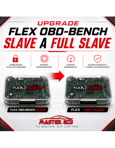 Upgrade FLEX OBD-BENCH Slave a FULL Slave | Master-ECU