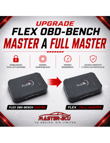Upgrade FLEX OBD-BENCH Master a FULL Master | Master-Ecu
