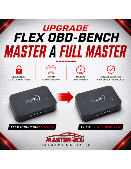 Upgrade FLEX OBD-BENCH Master a FULL Master | Master-Ecu