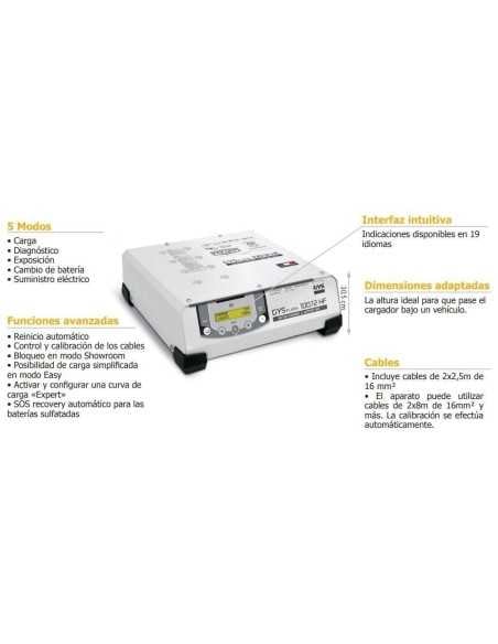 GYSFLASH 100.12 HF – Ladegerät/Stabilisator 12V 100A mit 2,5 m GYS - 4 - master-ecuKlemmen