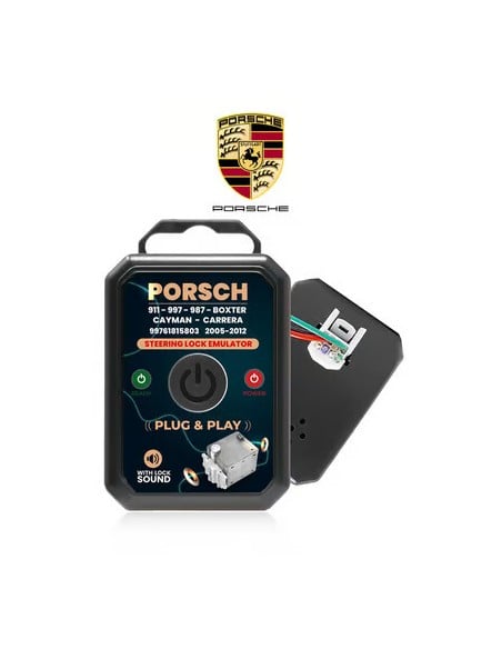 Porsche 911, 997, 987 Boxster, Caïmans, Carrera 2005-2012 Émulateur de verrouillage de direction