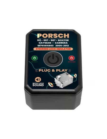 Porsche 911, 997, 987 Boxster, Caïmans, Carrera 2005-2012 Émulateur de verrouillage de direction