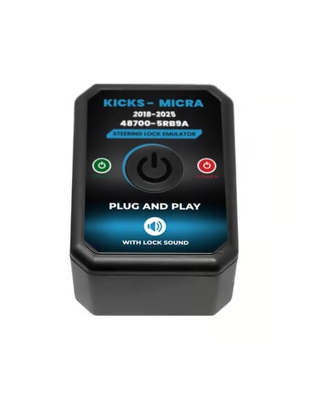 2018-2025 Nissan Kicks Micra Lenkschloss-Emulator