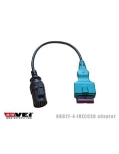 OBD2F-4-IVECO 30 pin adaptador redondo AUTOVEI