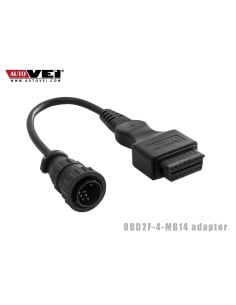 OBD2F-4-MB 14 pin adaptador redondo D151120064 | Master-Ecu