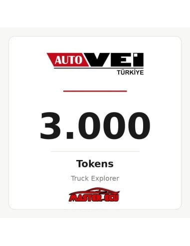 Autovei Tokens 3.000 | Truck Explorer | Master-Ecu